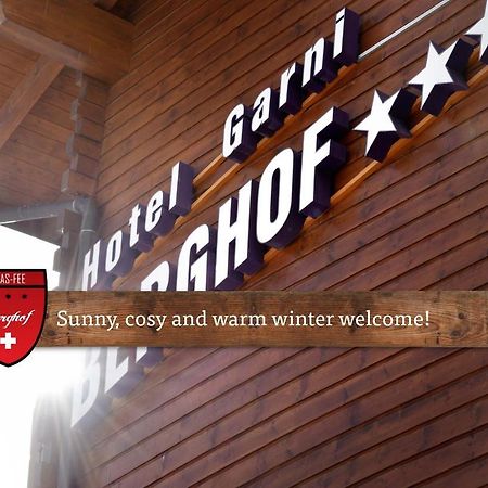 Berghof Garni - The Dom Collection Bed & Breakfast Saas-Fee Luaran gambar